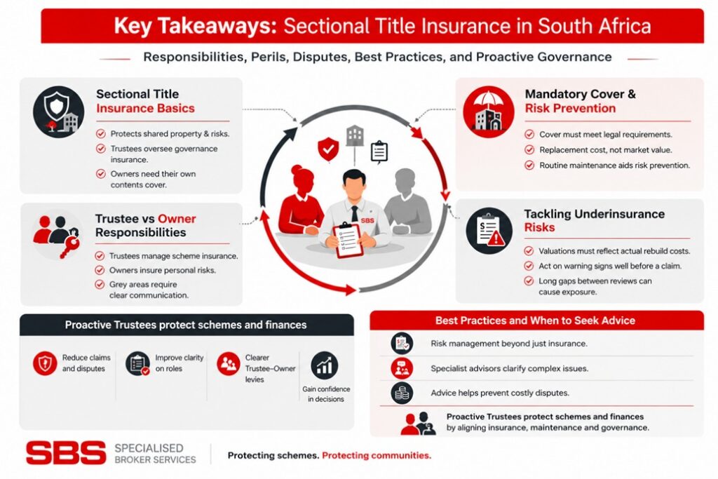 Key Takeaways for sectional titles